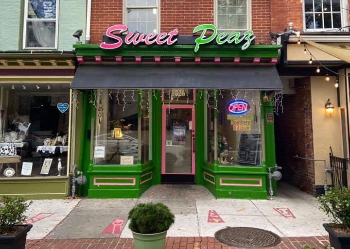 the outside of sweet peaz southern kitchen