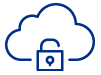 secure cloud icon